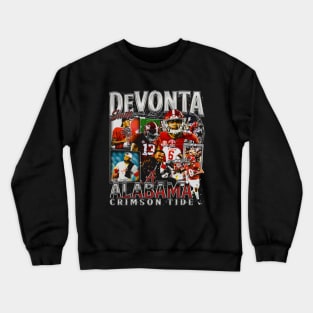 Devonta Smith College Vintage Bootleg Crewneck Sweatshirt